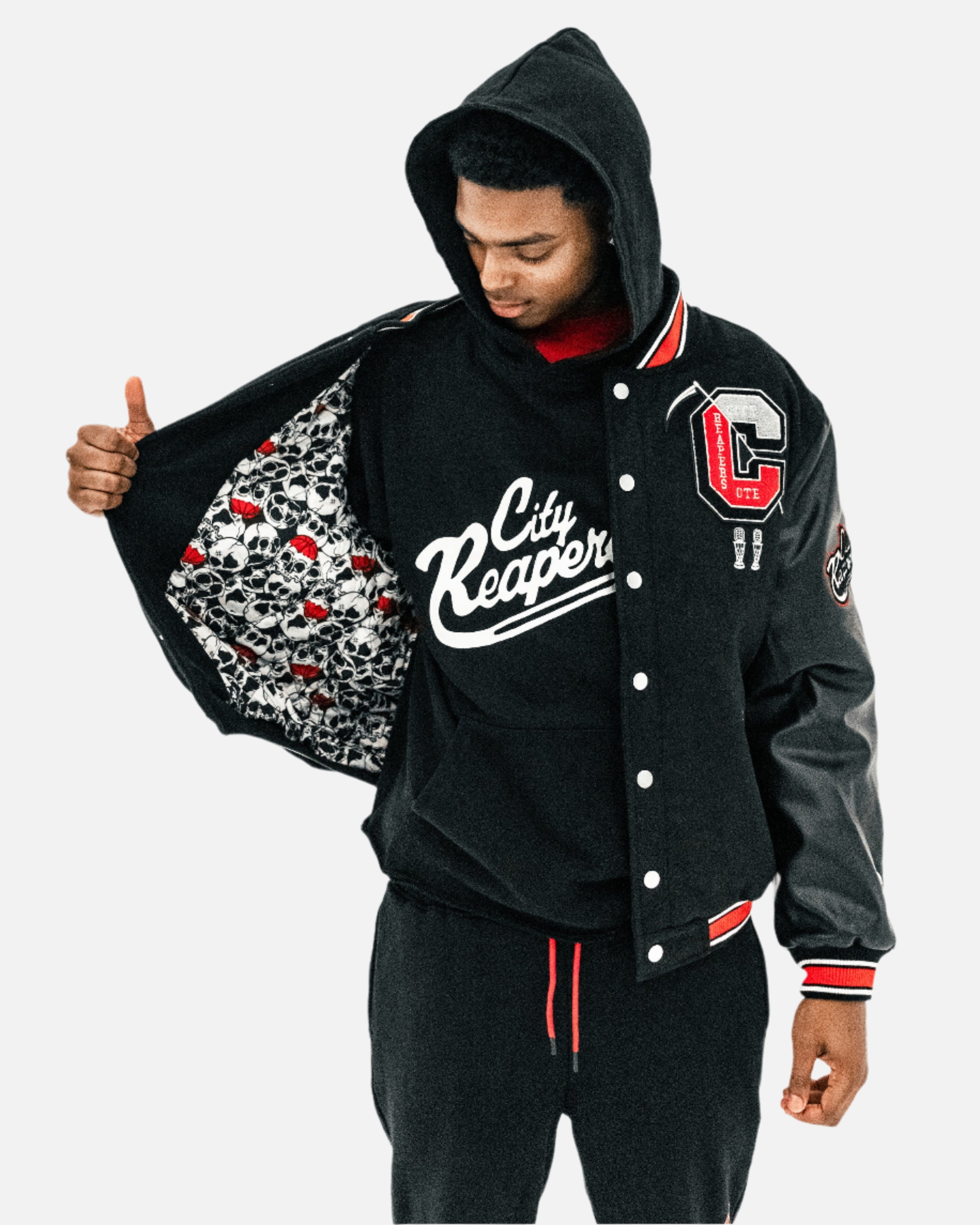 City Reapers Varsity Jacket – OVERTIME