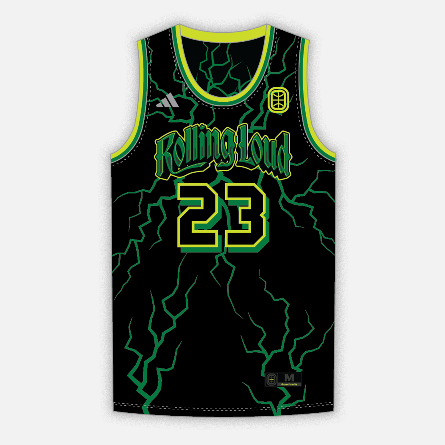 LOUD ユニフォーム ??サイズ Rolling Loud adidas Jersey – OVERTIME