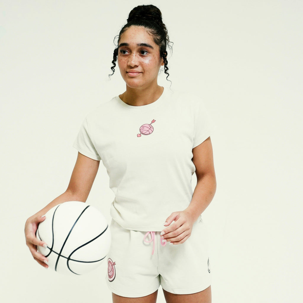 Women's I Love Basketball Tee