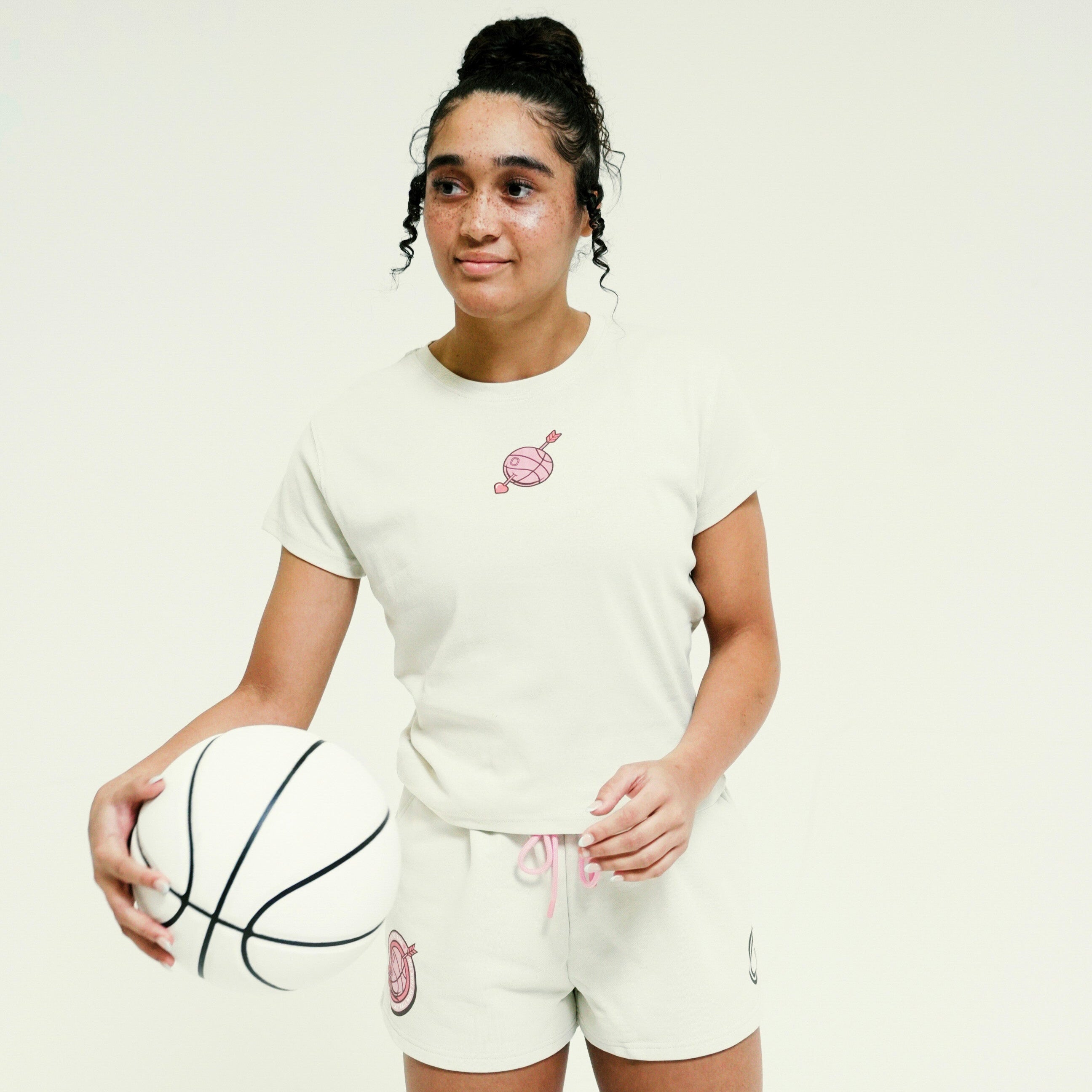 Women's I Love Basketball Tee