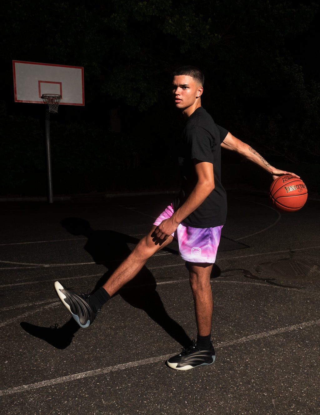 Motion Blur Mesh Shorts