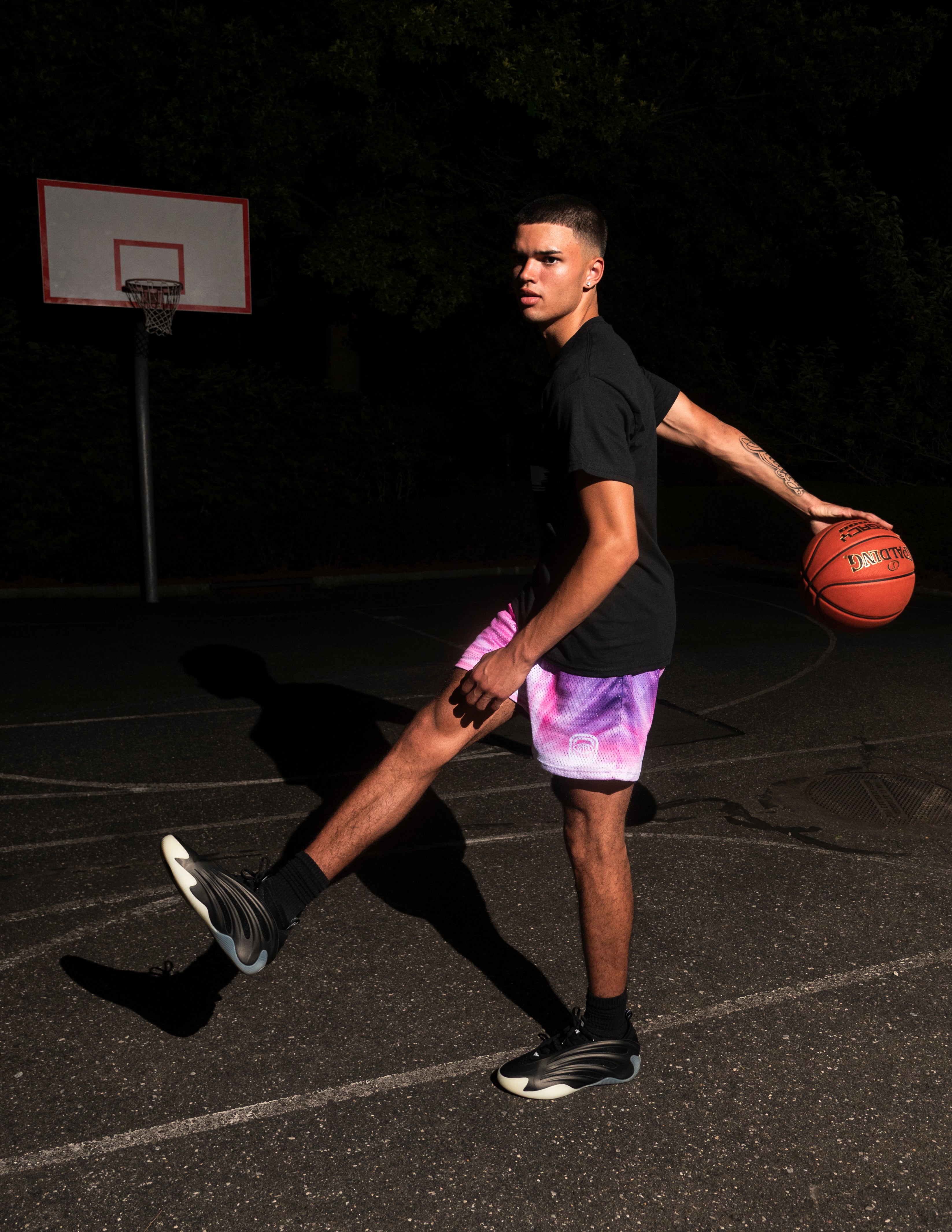 Motion Blur Mesh Shorts