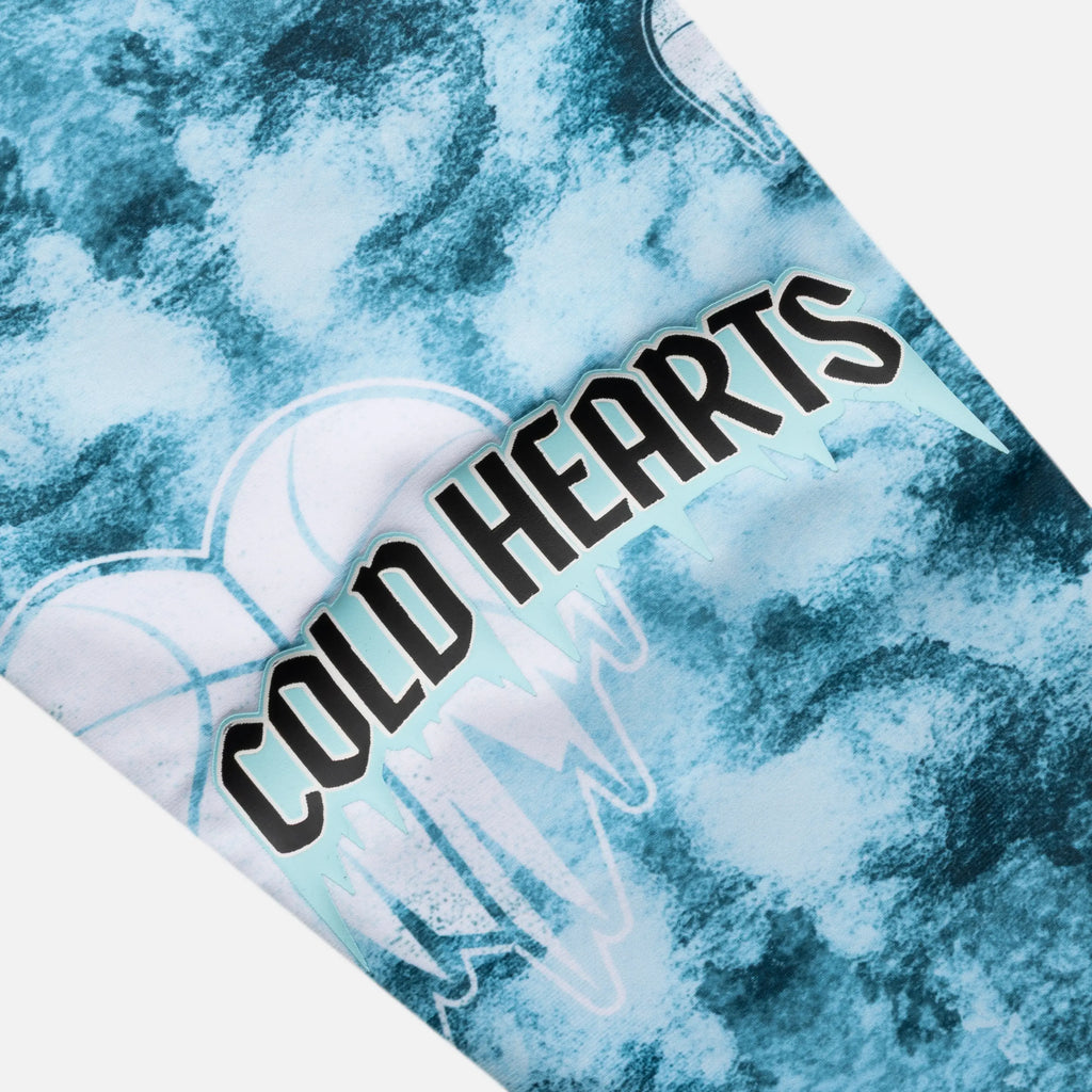 Kids Cold Hearts Valid 3/4 Compression Hearts Tights