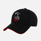 Black cap with a City Reapers Grim Reaper logo featuring a basketball