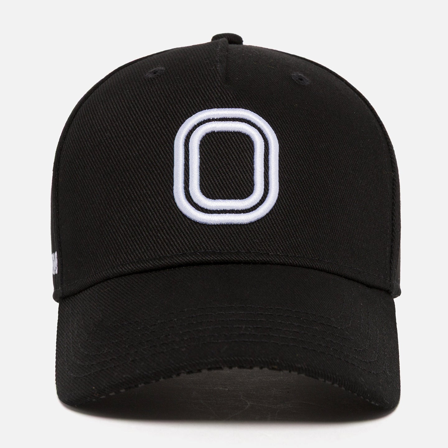 Black cap with a white "O"logo