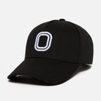 Black cap with a white "O"logo
