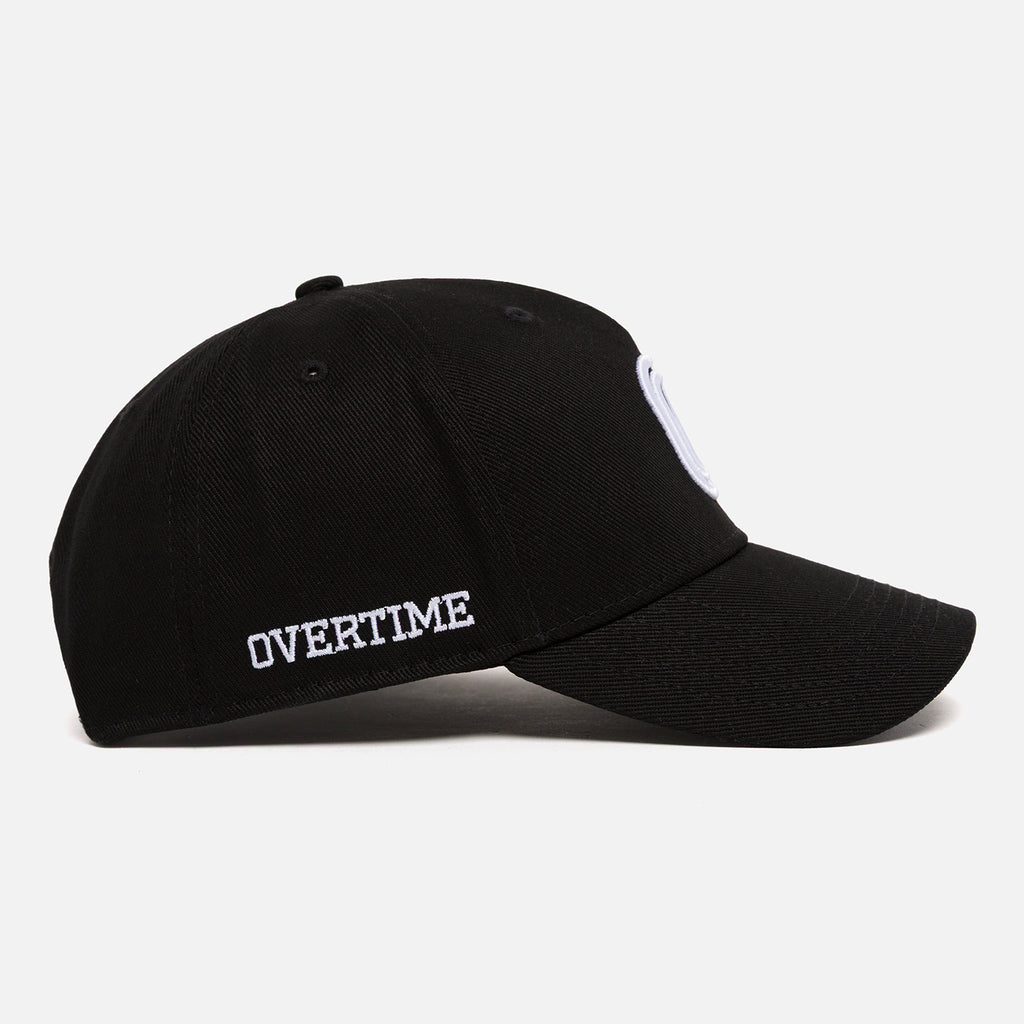 Black cap with a white "O"logo