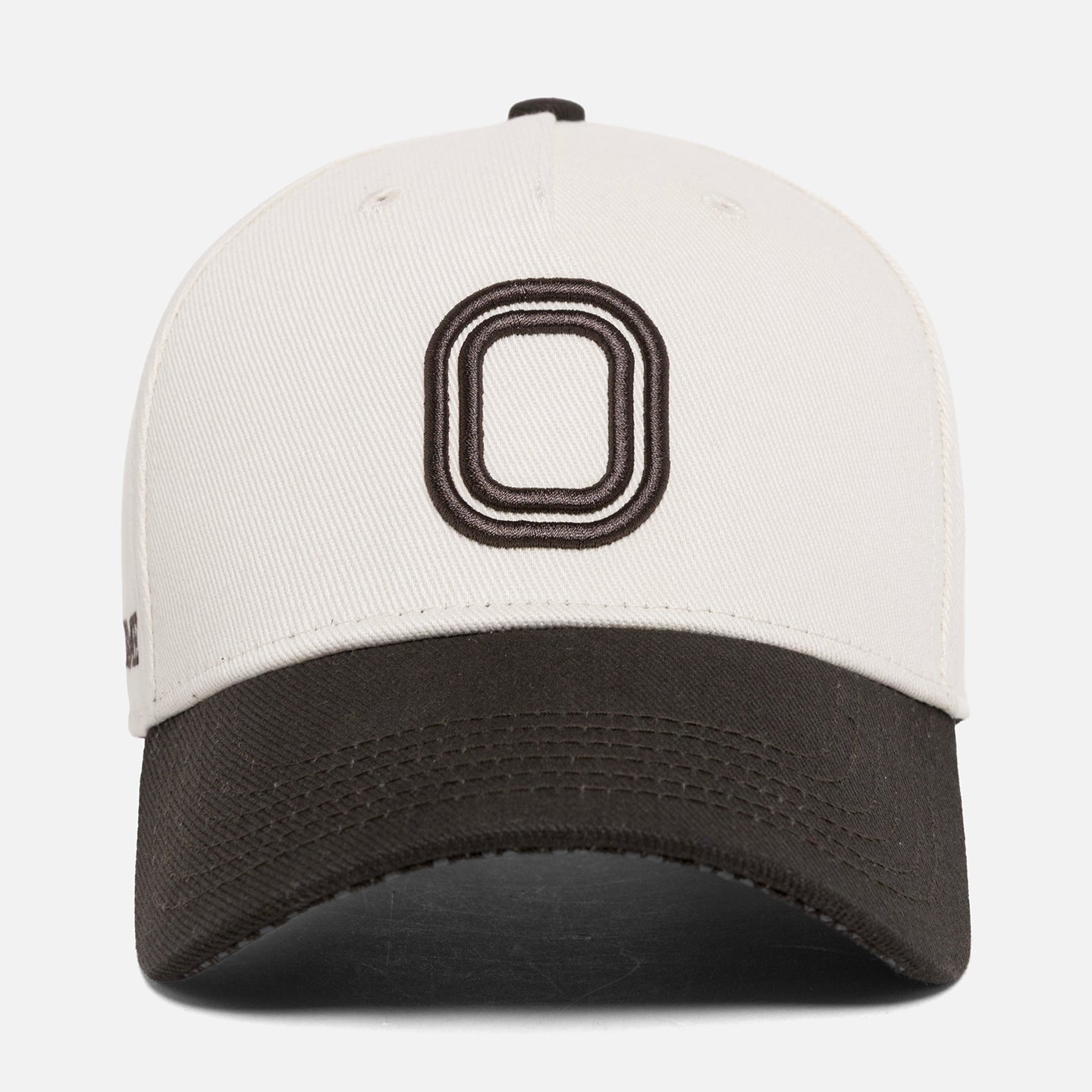 White and grey cap