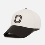 White and grey cap with an "O" logo
