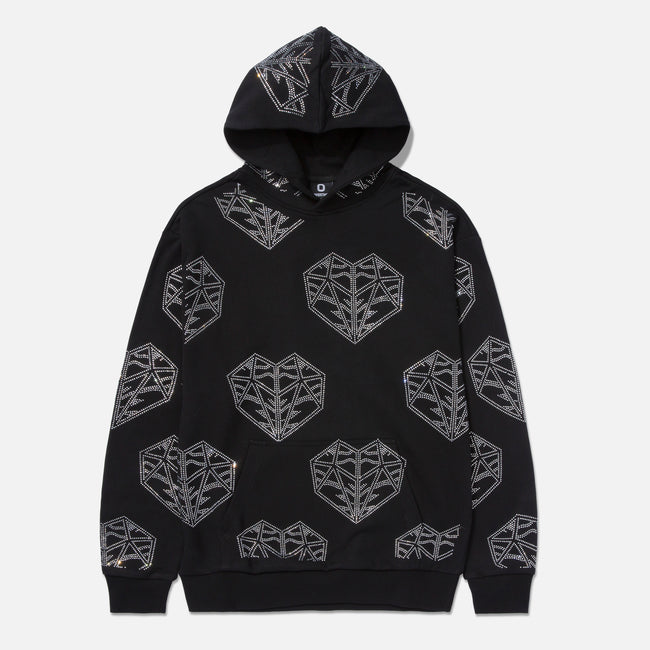 Diamond discount studded hoodie