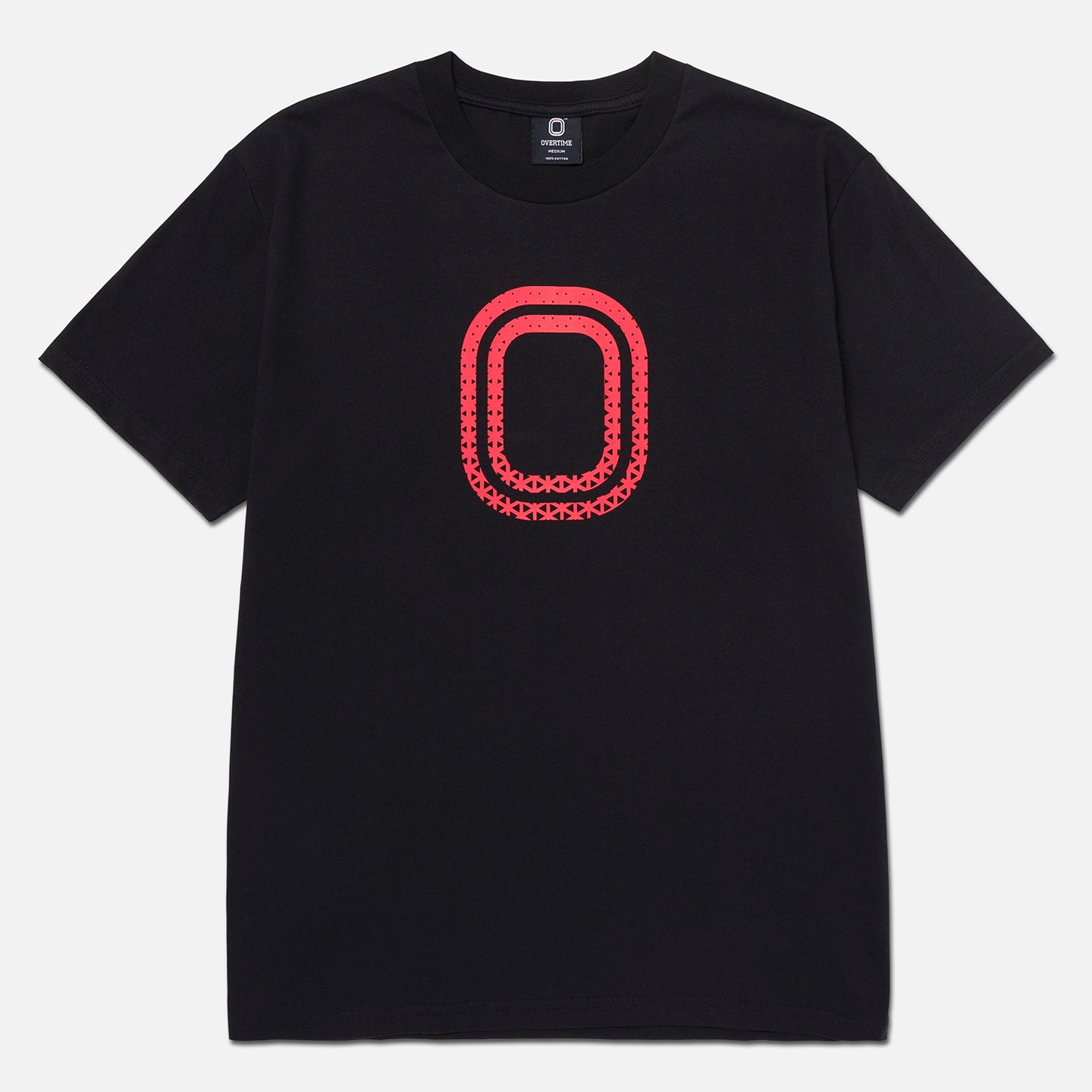 T-shirt Basket Overtime Elite – In Cotone 100%, Nera, Girocollo, Vestibilità Regolare, Per Allenamento E Tempo Libero