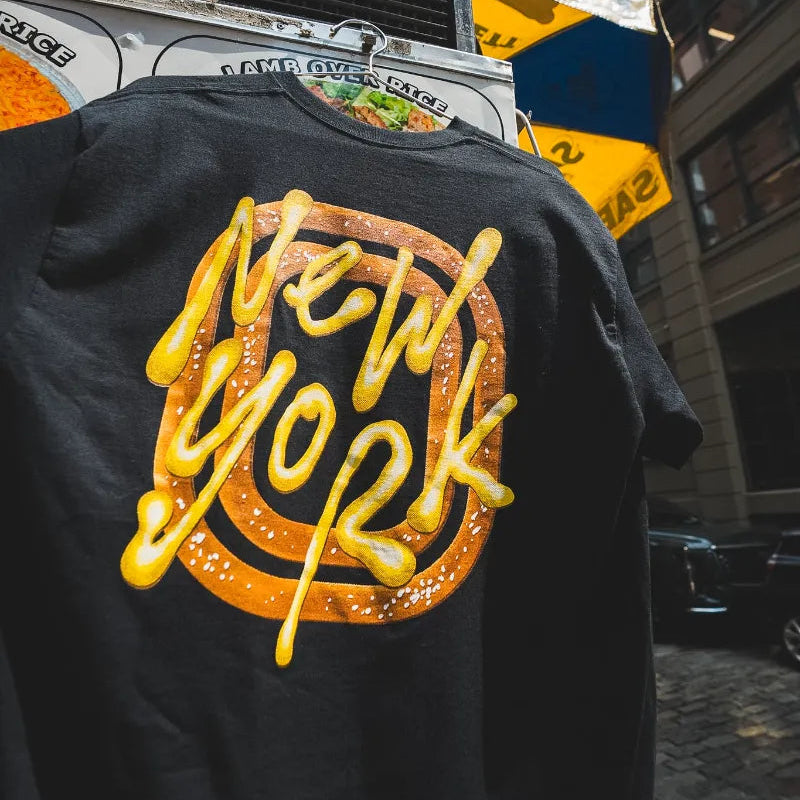 Kids New York Eats Pretzel Tee
