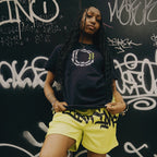 Kids Vandal Script Mesh Shorts