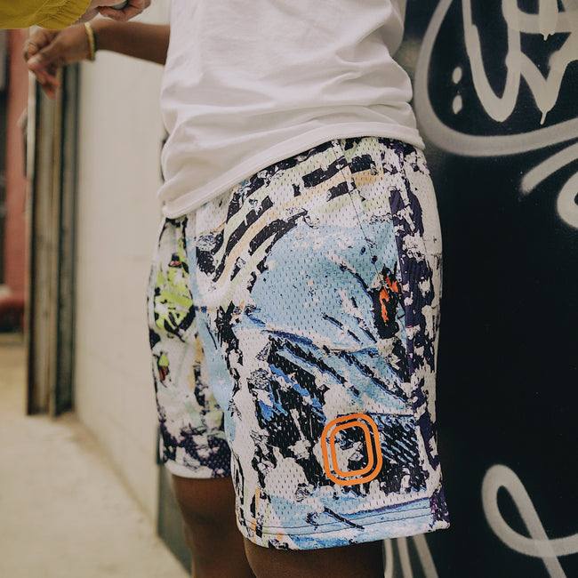 Vandal Paint Mesh Shorts