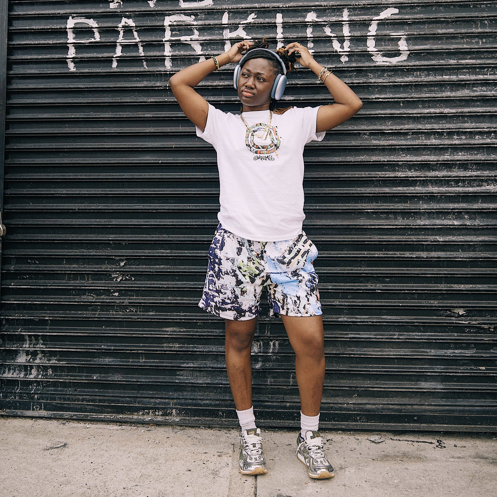 Vandal Paint Mesh Shorts