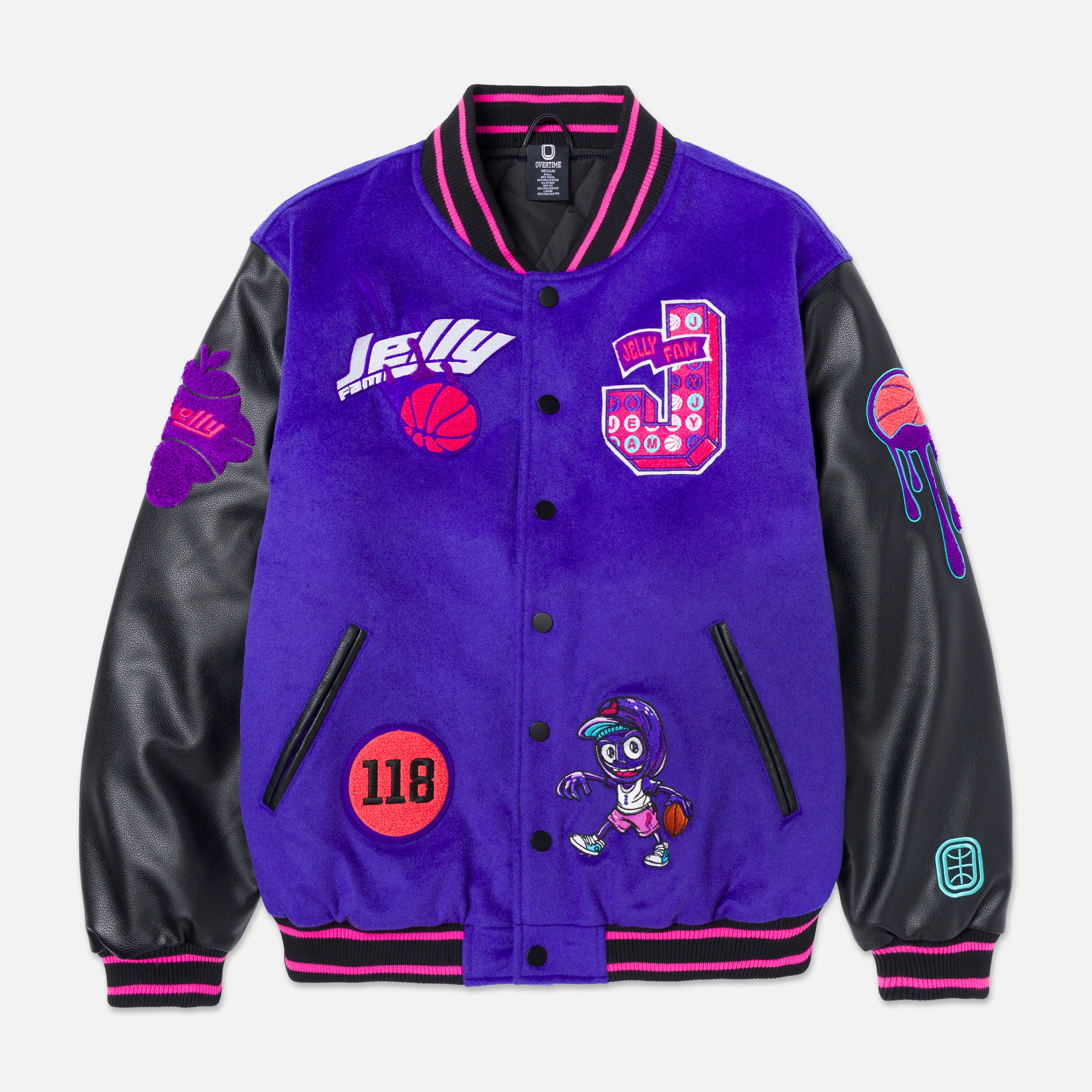 Overtime Jelly Fam Varsity Jacket – OVERTIME