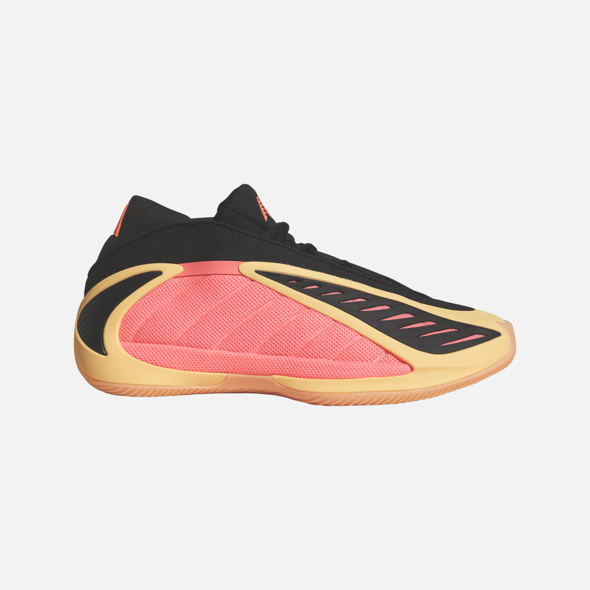 Kids Adidas Anthony Edwards 2 Acid Orange Basketball Sneakers