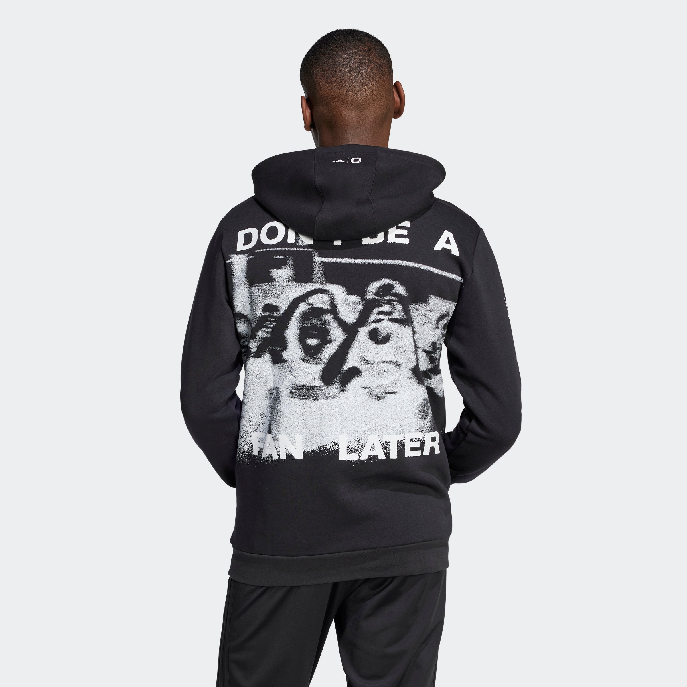 Overtime x adidas Don't Be A Fan Later Graphic Hoodie L / Black