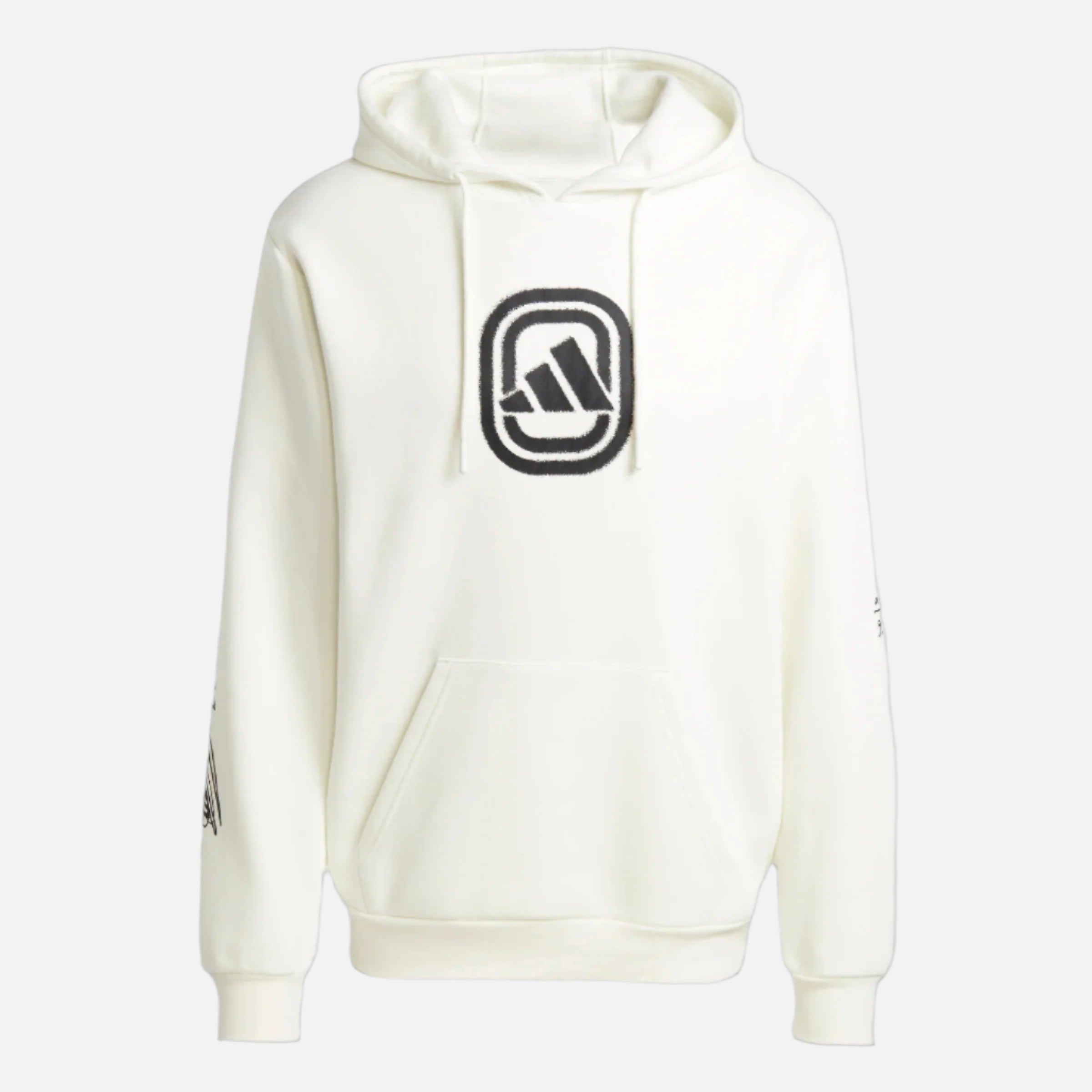 adidas gazelle silver green womens Overtime x adidas Don't Be A Fan Later Graphic Hoodie M / White