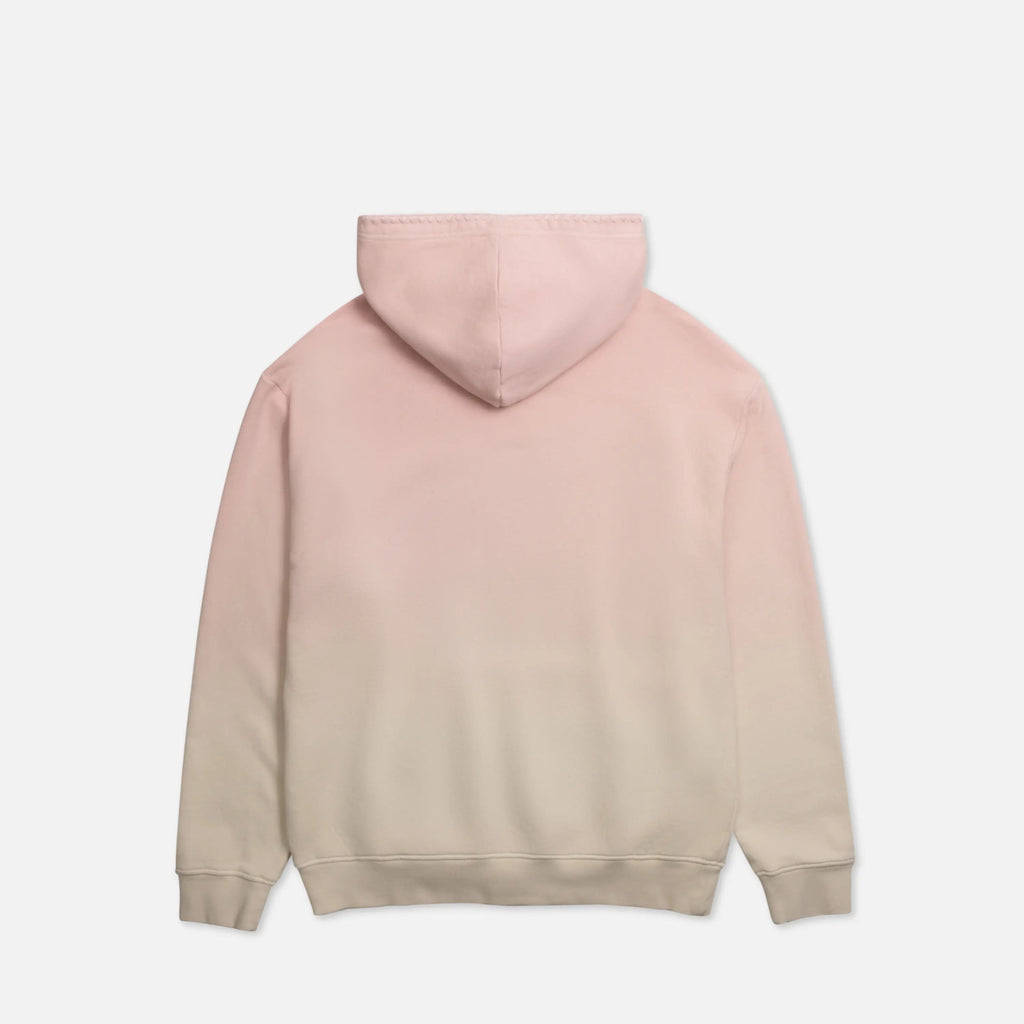 Pink and beige gradient hoodie
