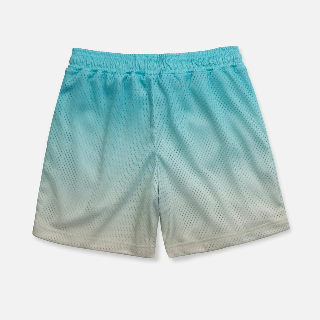 Gradient blue basketball shorts