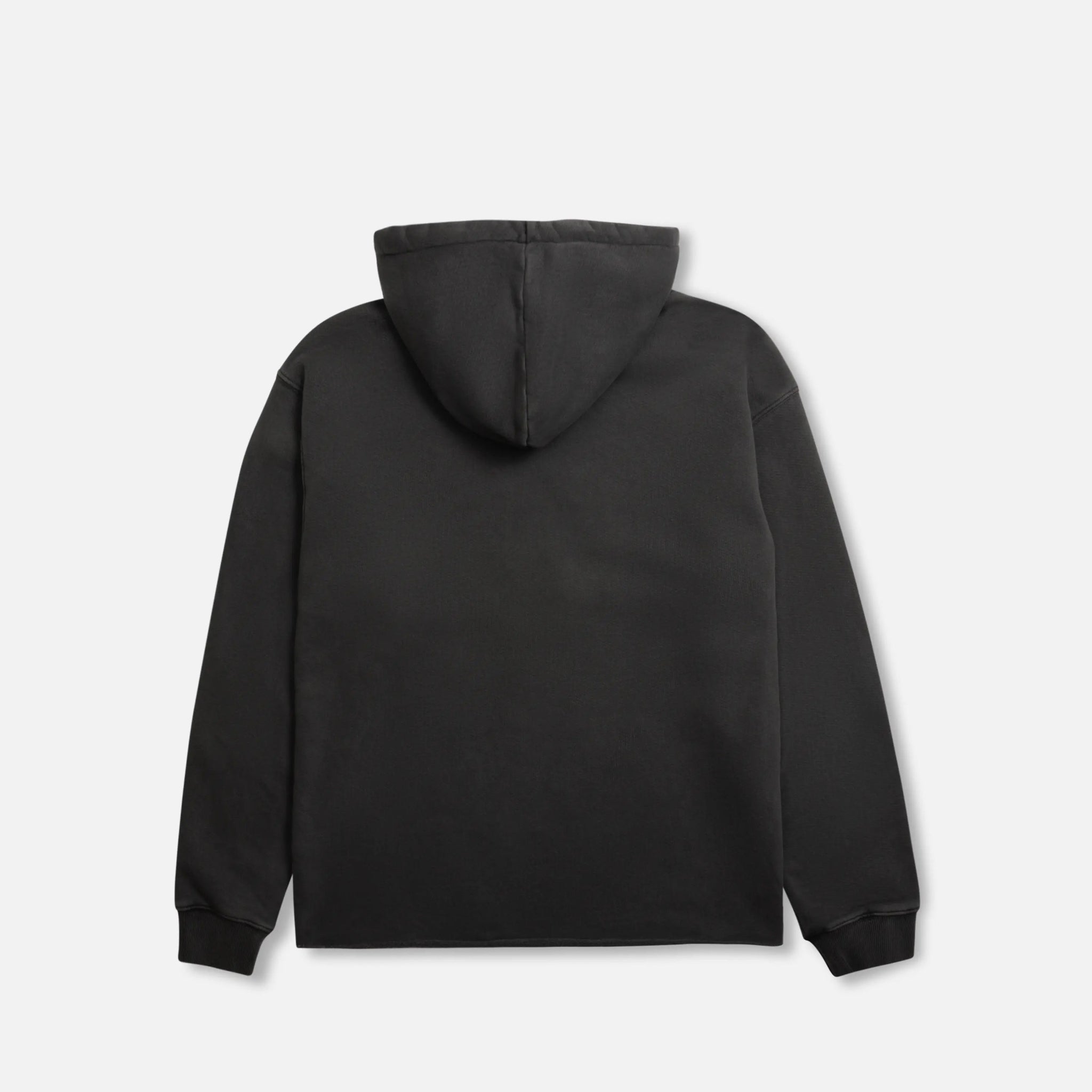 Black charcoal faded hoodie