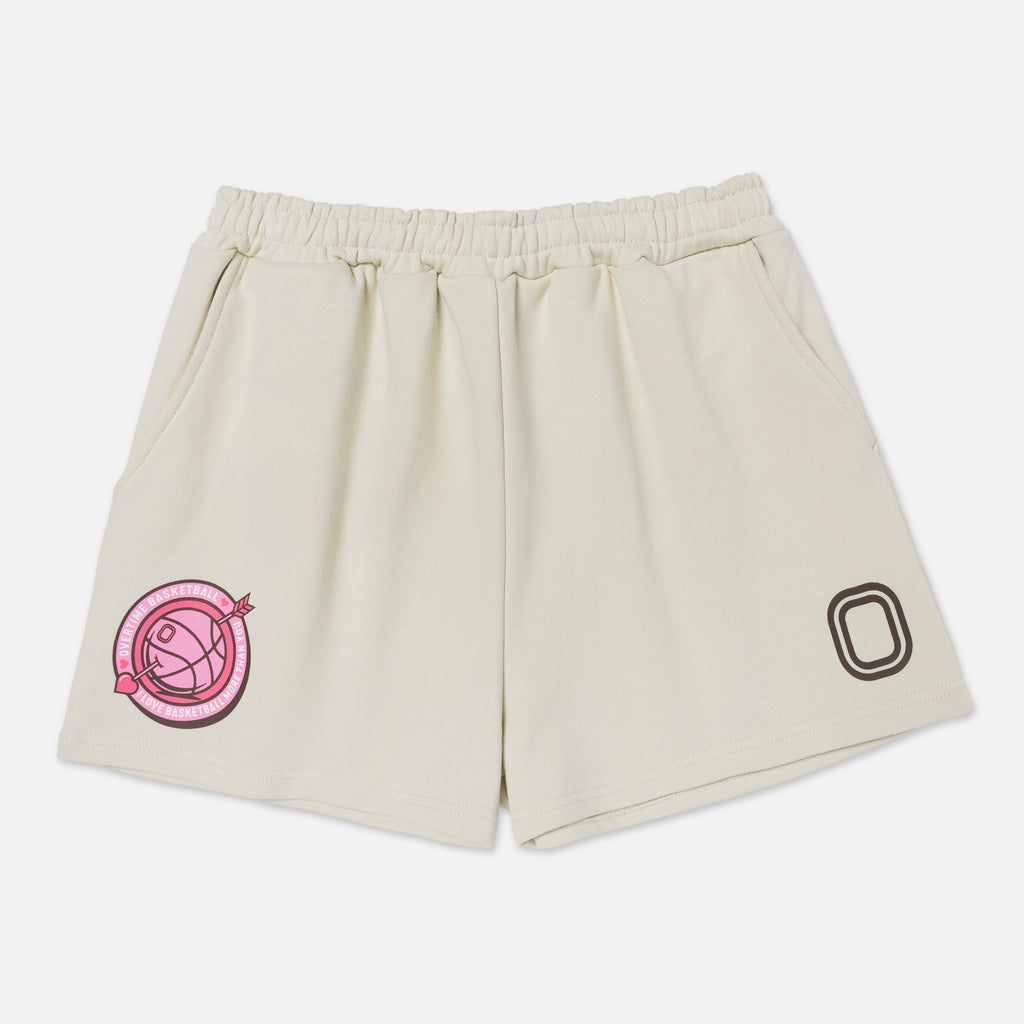 Women's I Love Basketball Sweat Shorts