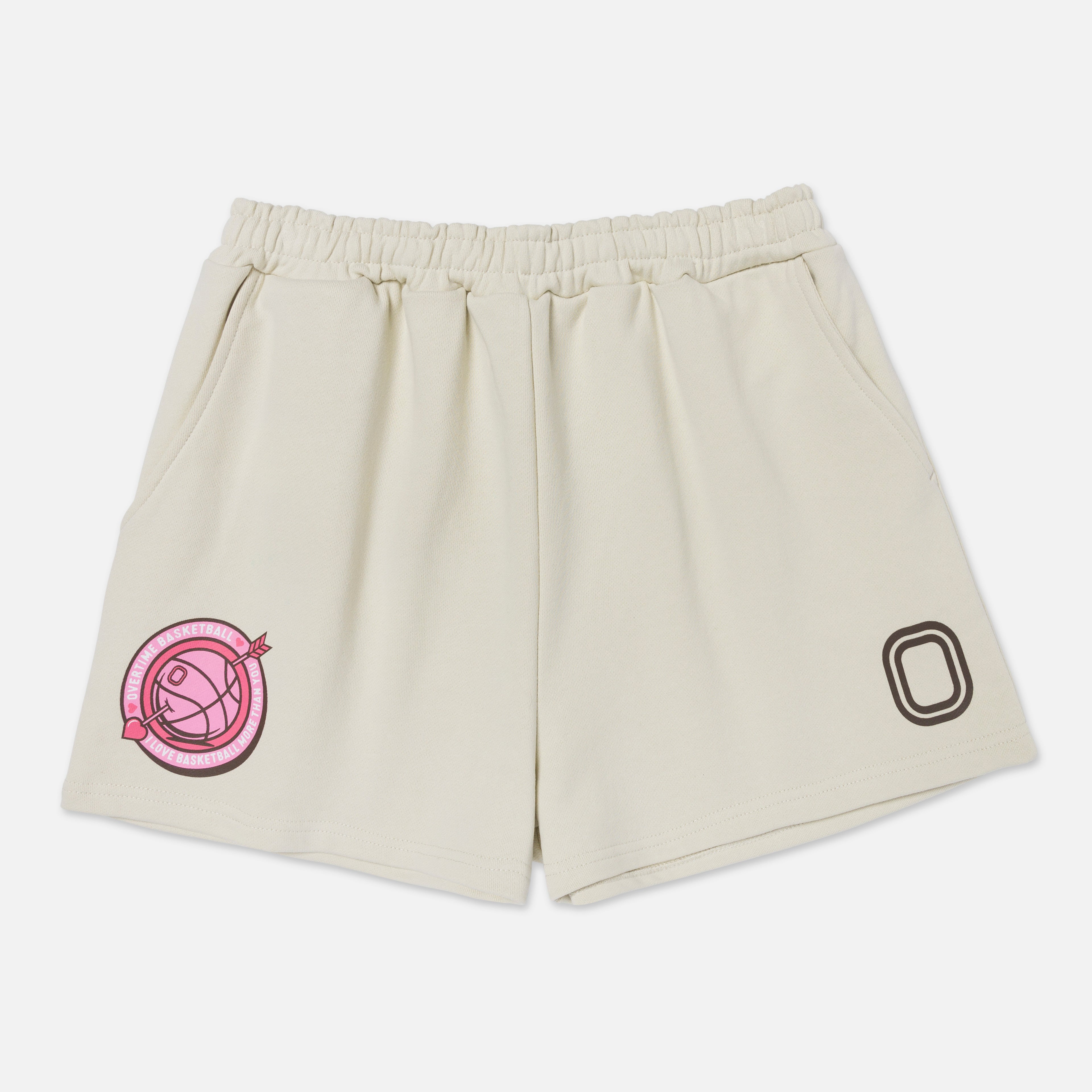 Women's I Love Basketball Sweat Shorts