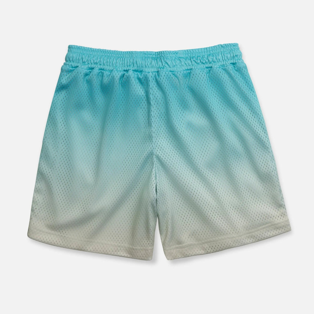 Gradient blue basketball shorts