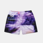 Motion Blur Hoop Mesh Shorts