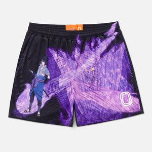 Kids OT | Naruto Sasuke Susanoo Mesh Shorts