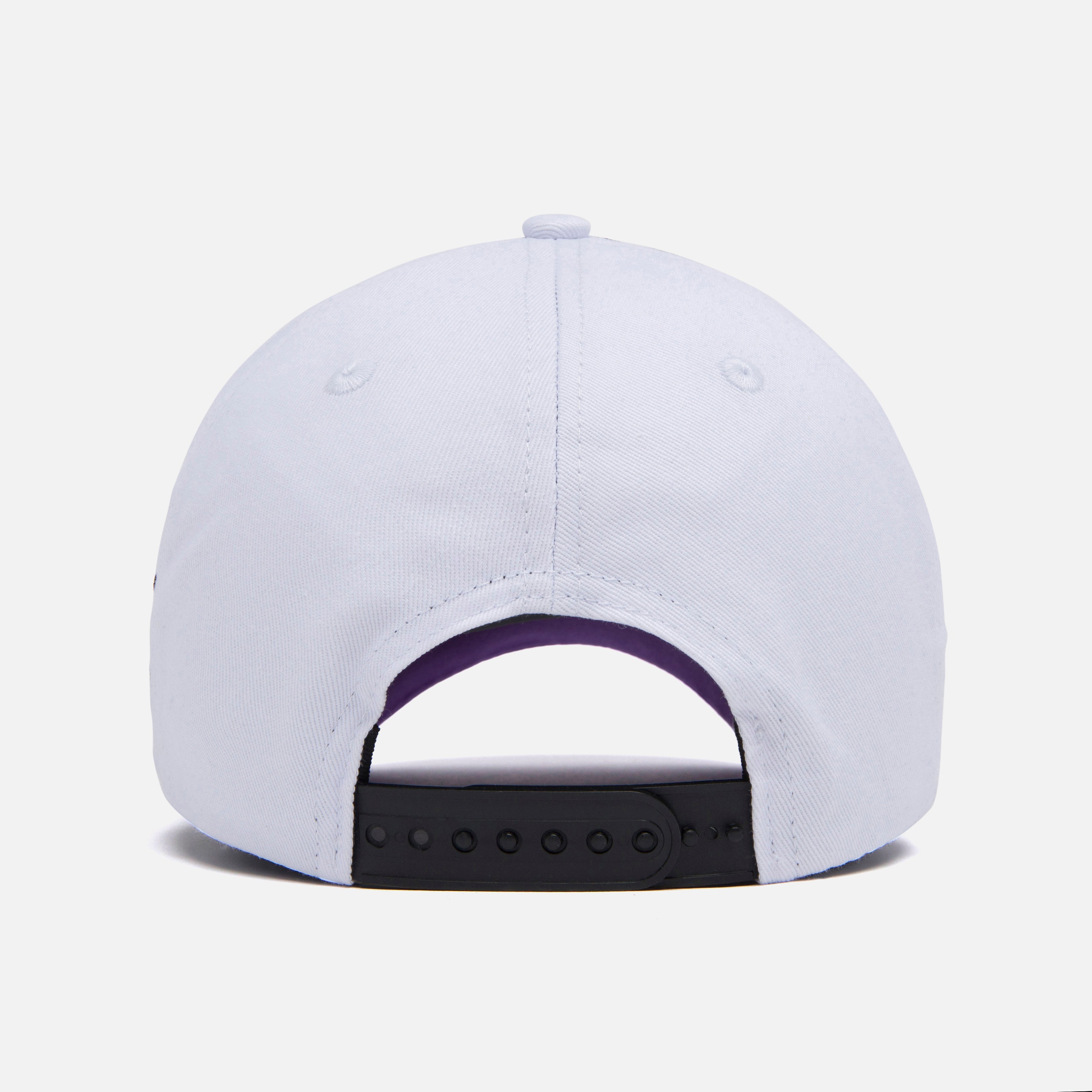 White hat with a black snapback