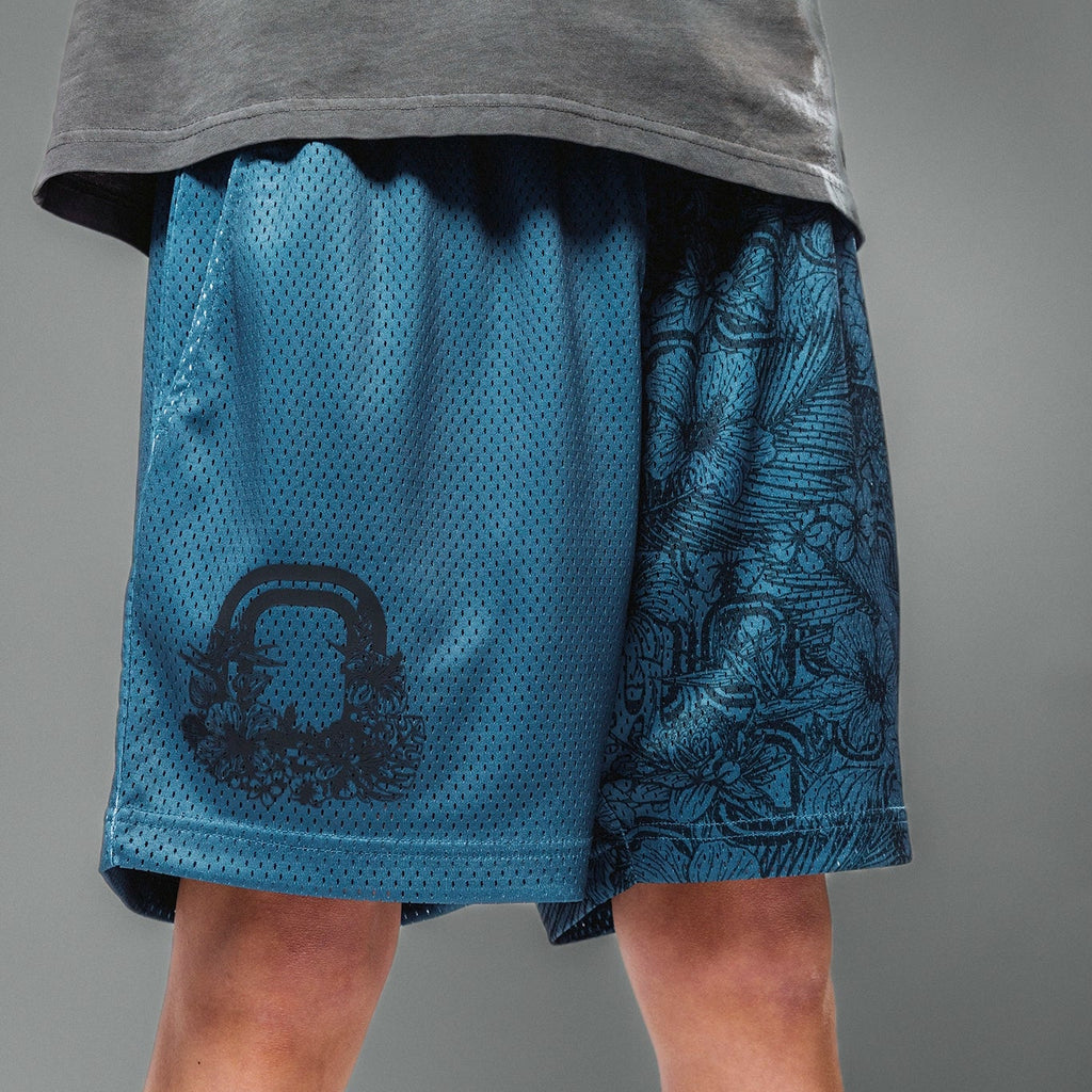 Floral Mesh Shorts