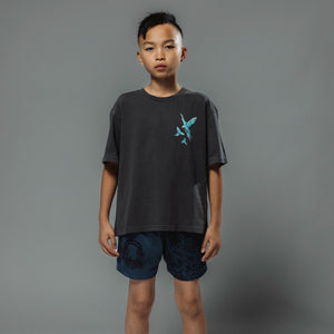Kids Floral Mesh Shorts