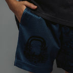 Kids Floral Mesh Shorts