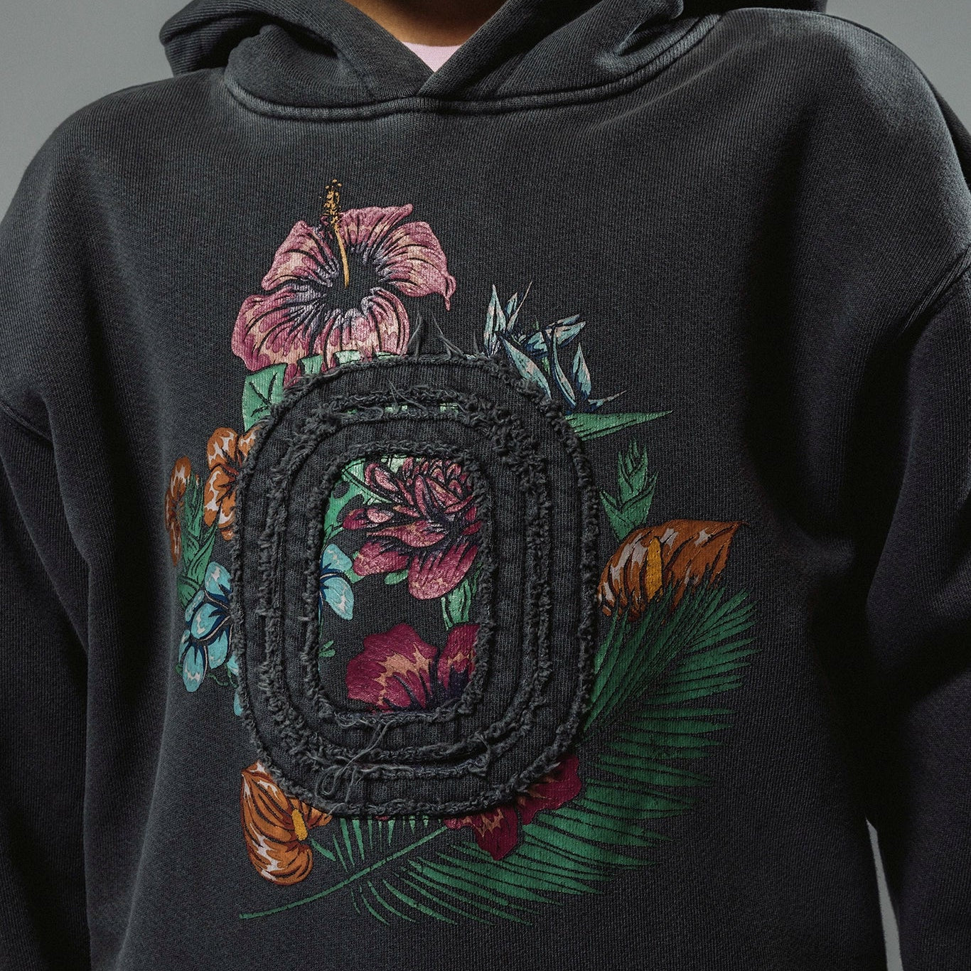 Kids Summer Raw Edge Hoodie