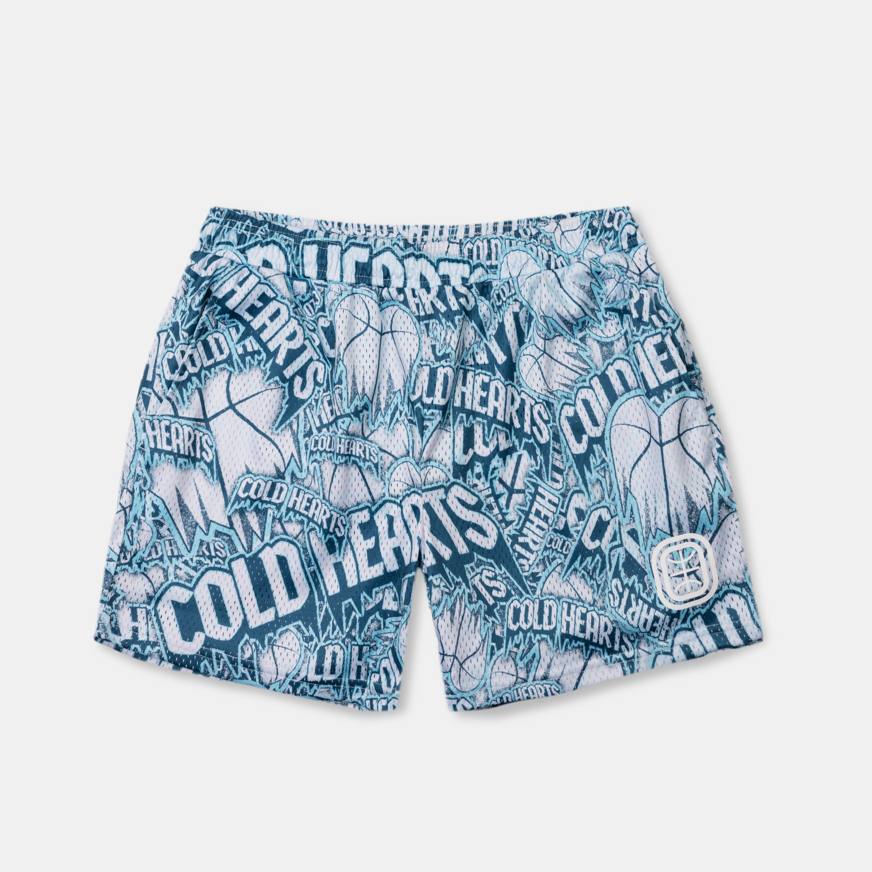 Cold Hearts Collage Shorts