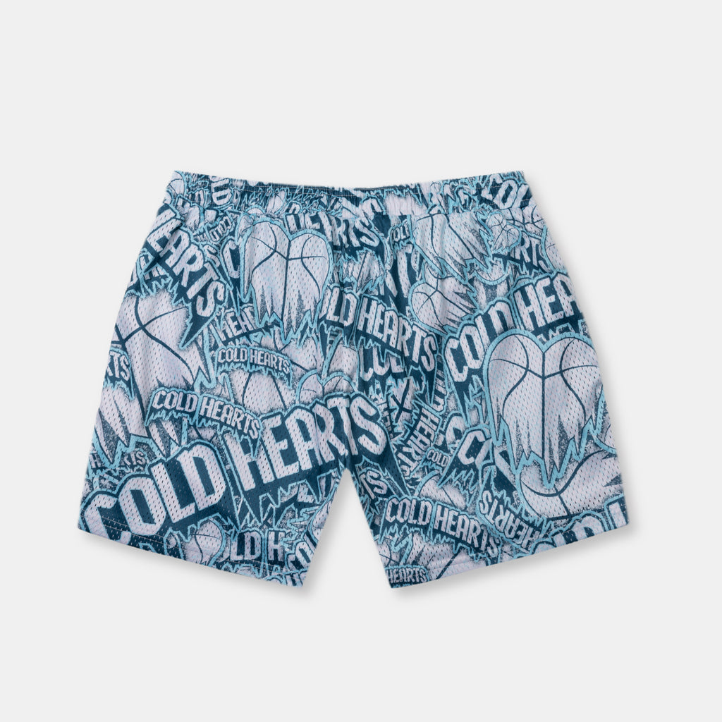 Cold Hearts Collage Shorts