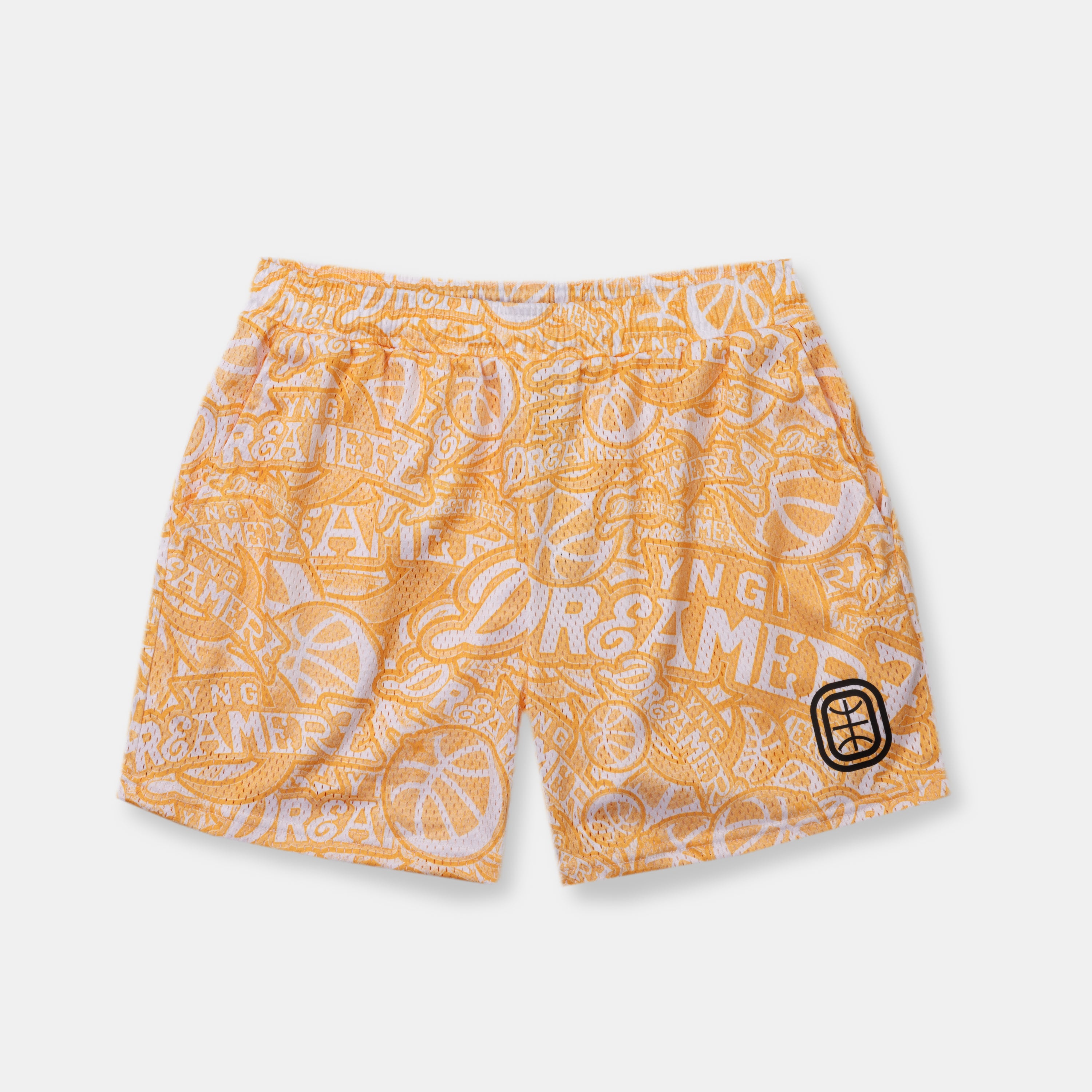 YNG Dreamerz Collage Shorts