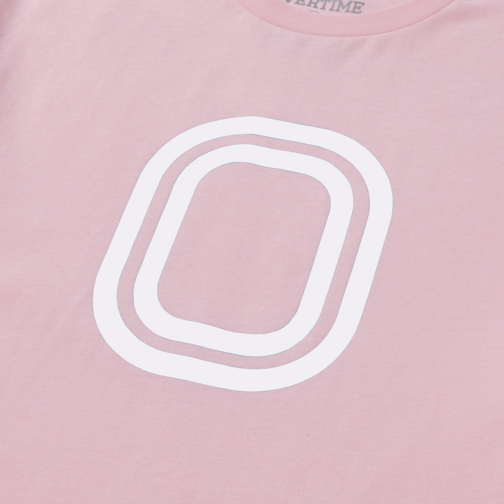 Close-up of "O" logo
