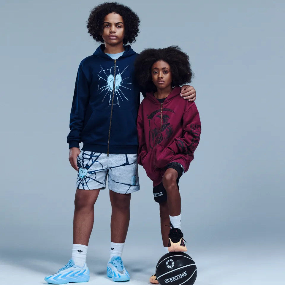 Kids OTE Cold Hearts Vintage Full-Zip Hoodie