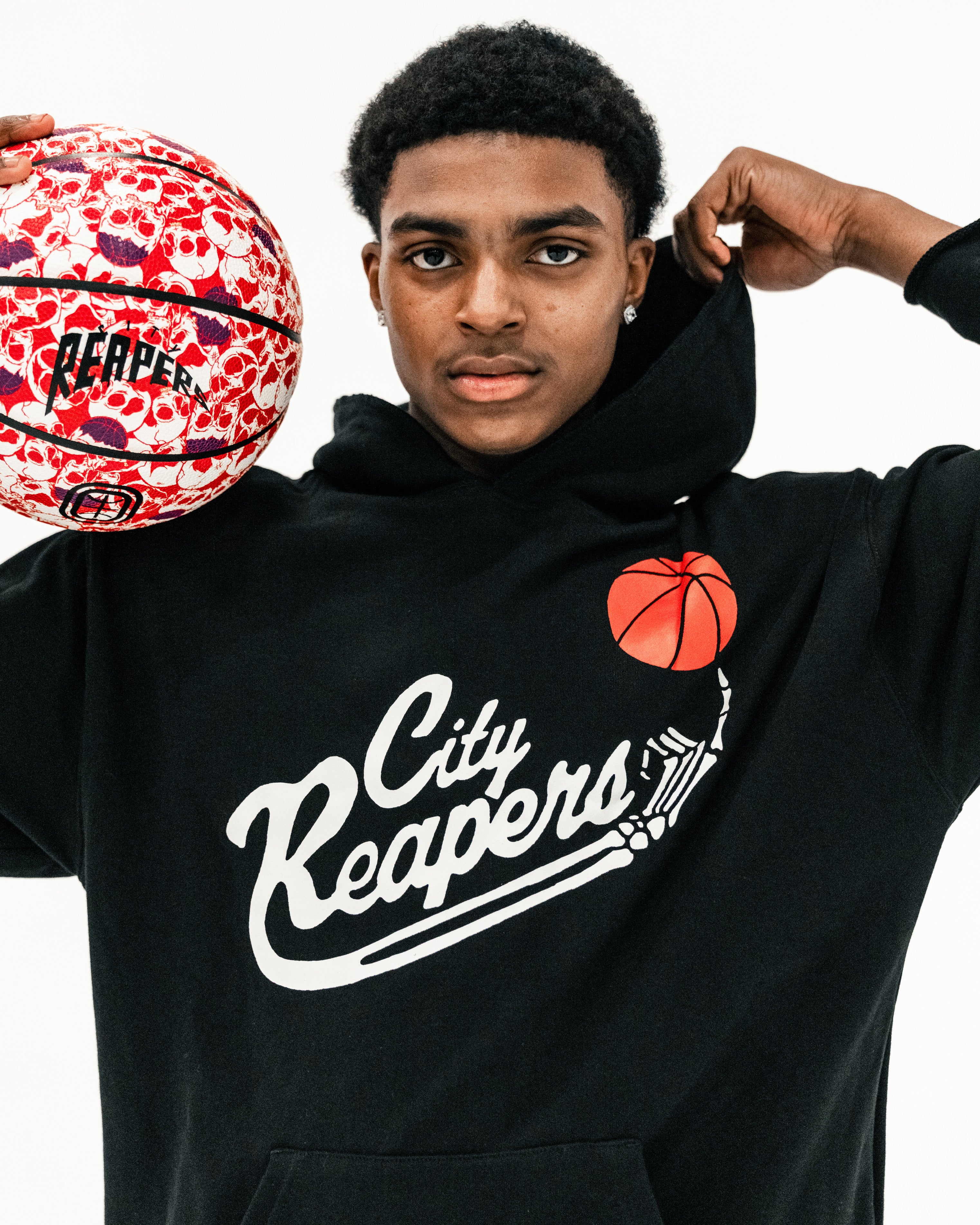 Kids City Reapers Feature Hoodie Raw Edge