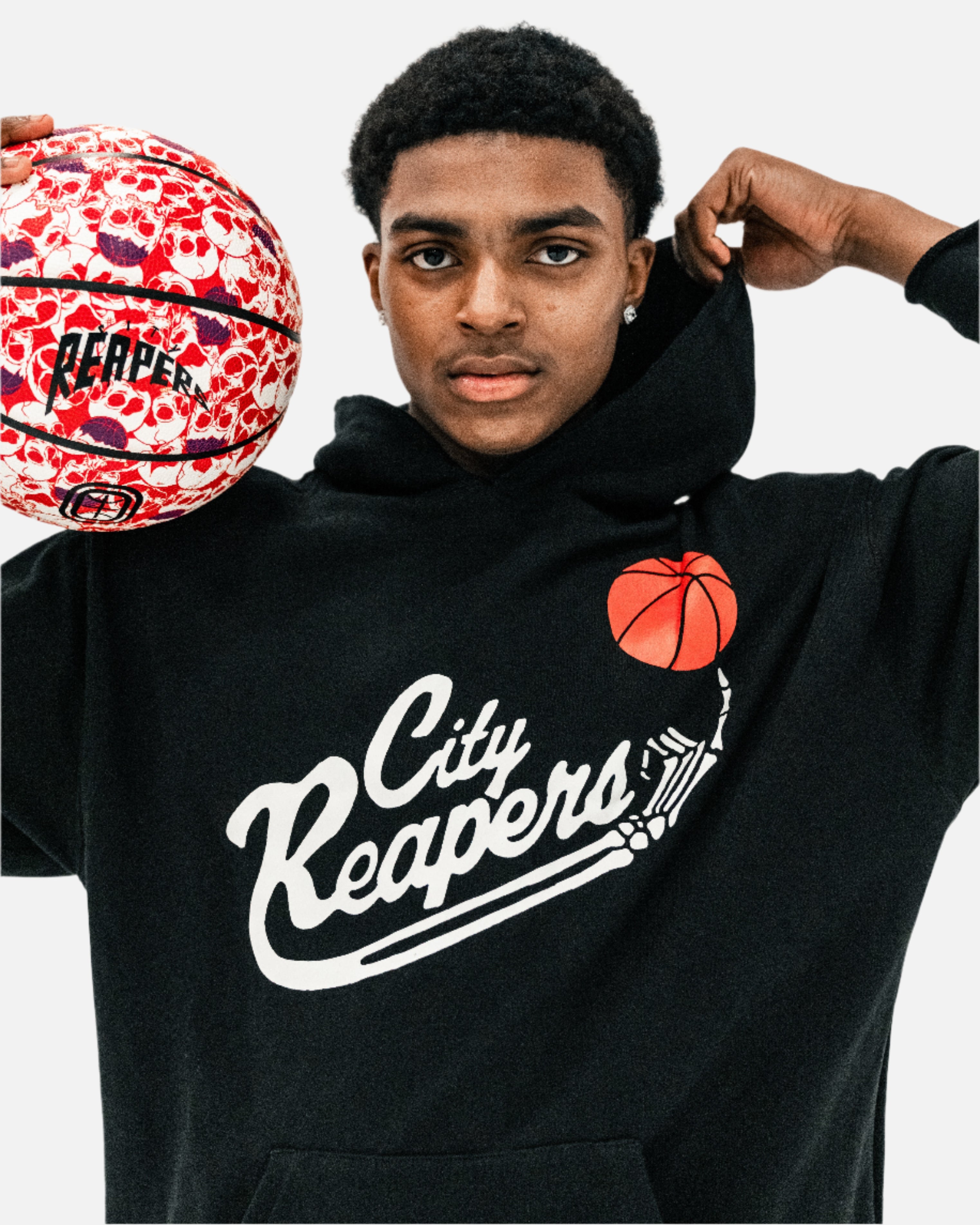 City Reapers Feature Hoodie Raw Edge