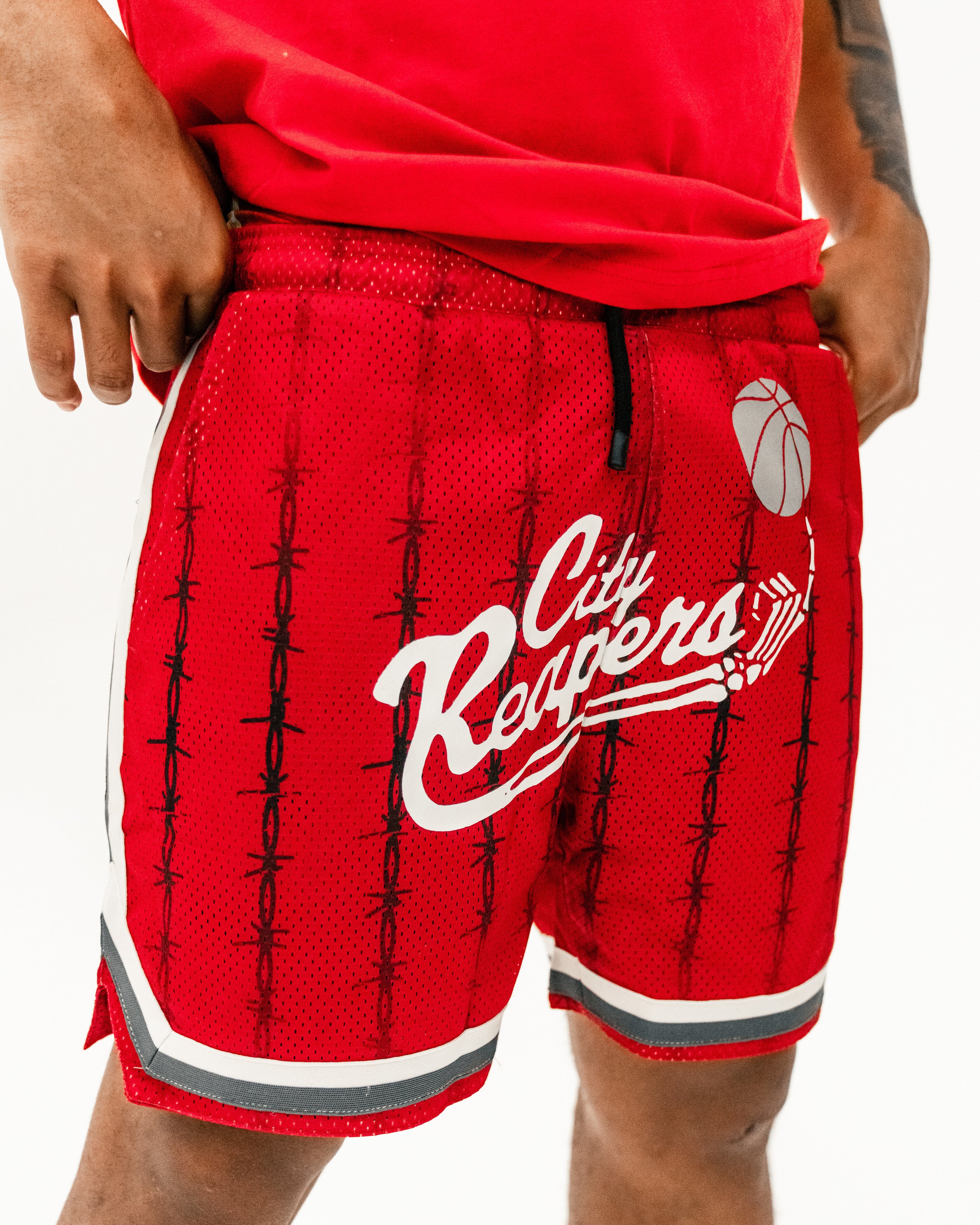City Reapers Feature Mesh Shorts