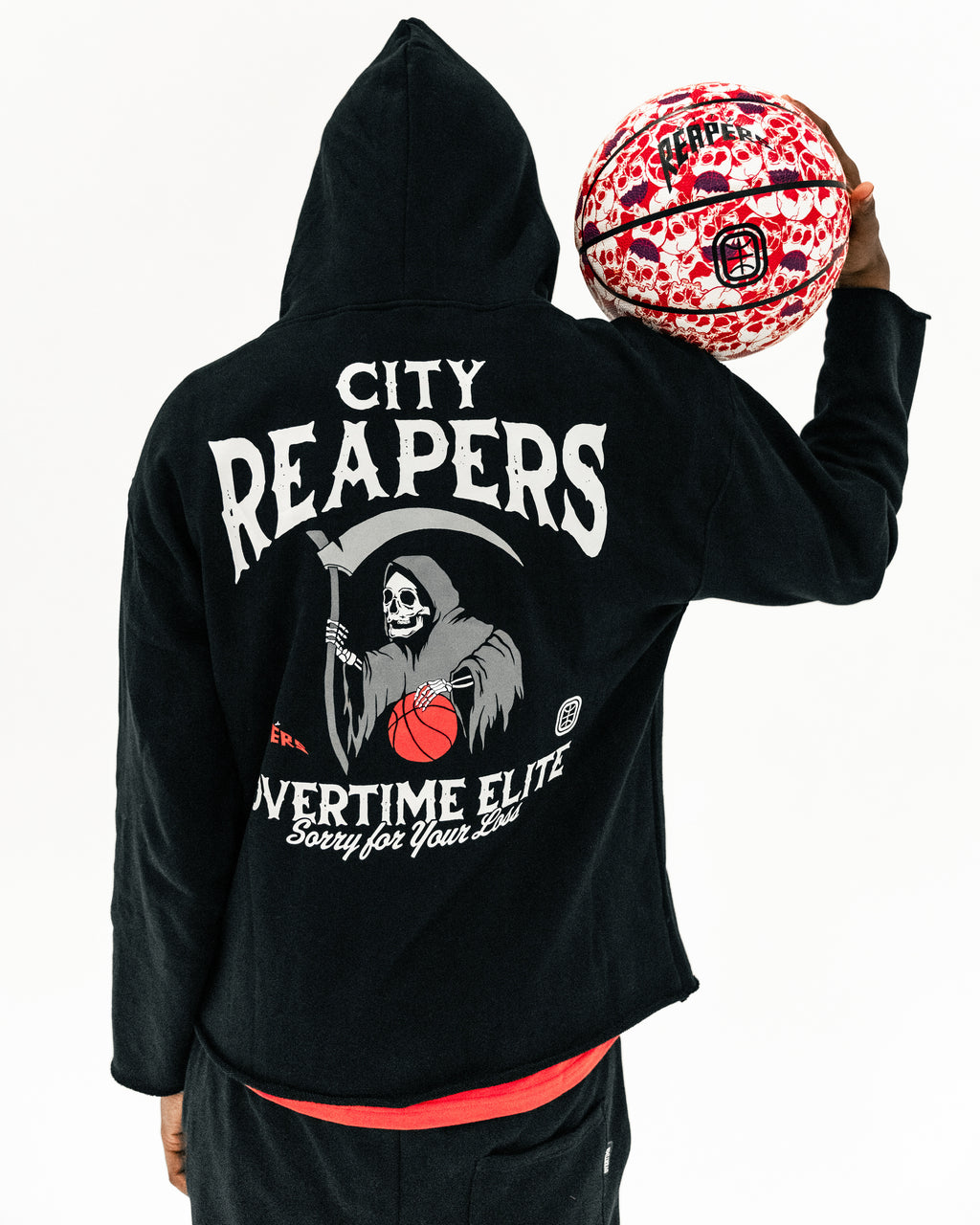 Kids City Reapers Feature Hoodie Raw Edge