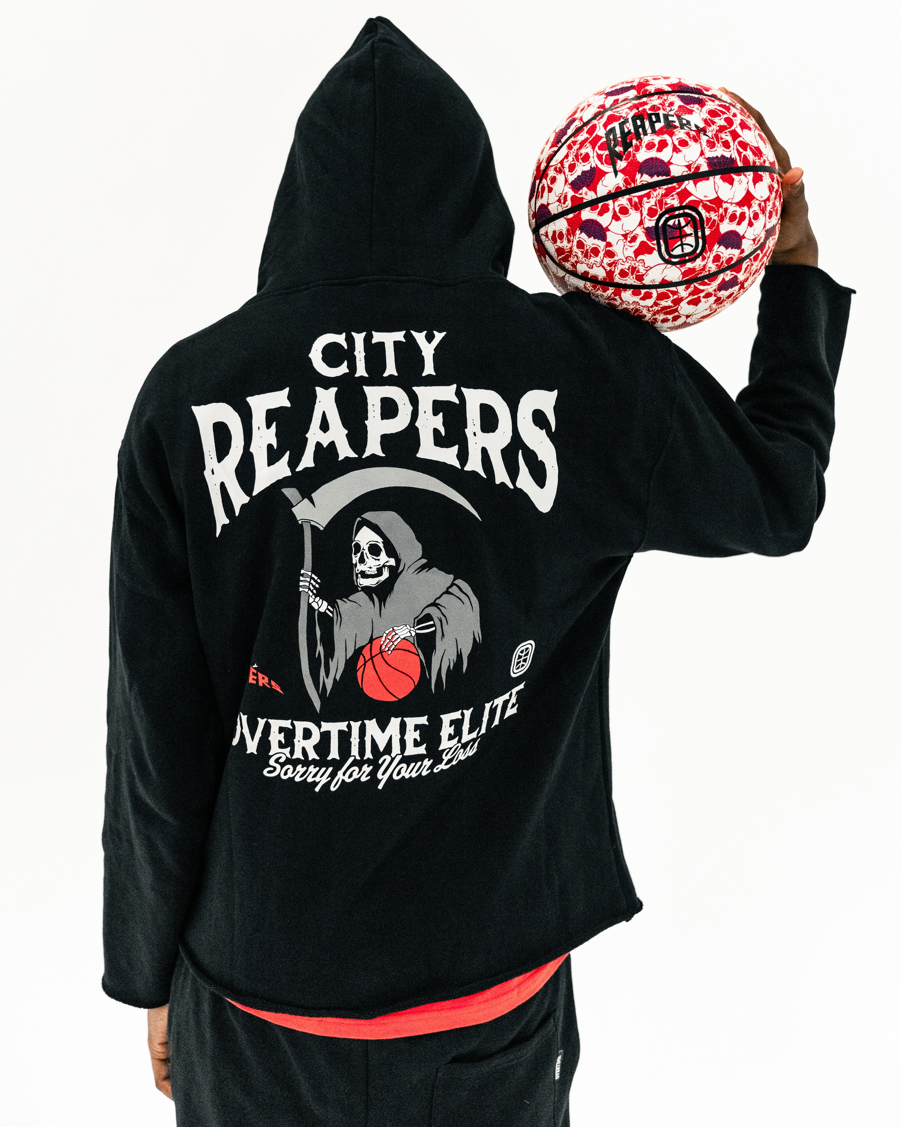 Kids City Reapers Feature Hoodie Raw Edge
