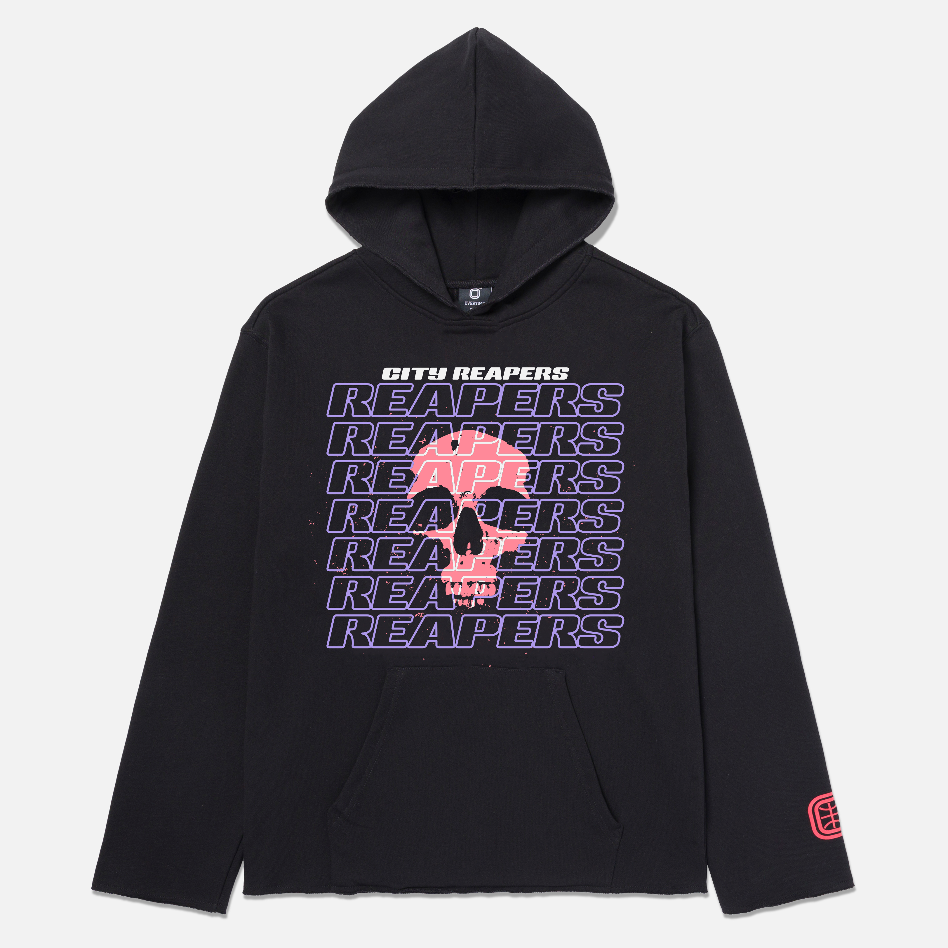 Kids City Reapers Stack Hoodie Raw Edge
