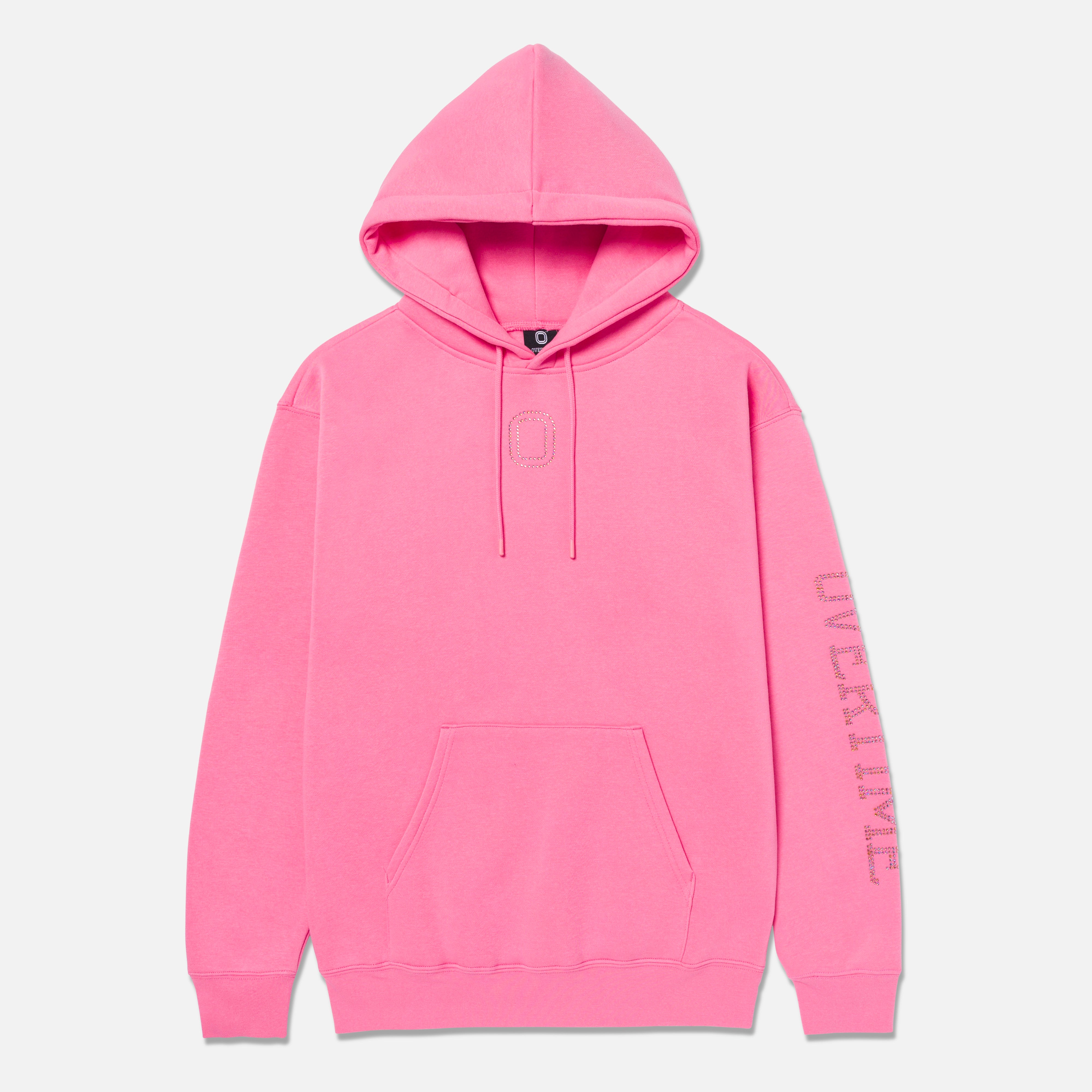 Supreme Rhinestone Hoodie Pink OT Classic Rhinestone Hoodie