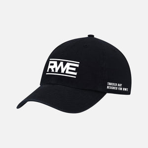 Black cap with "RWE" logo