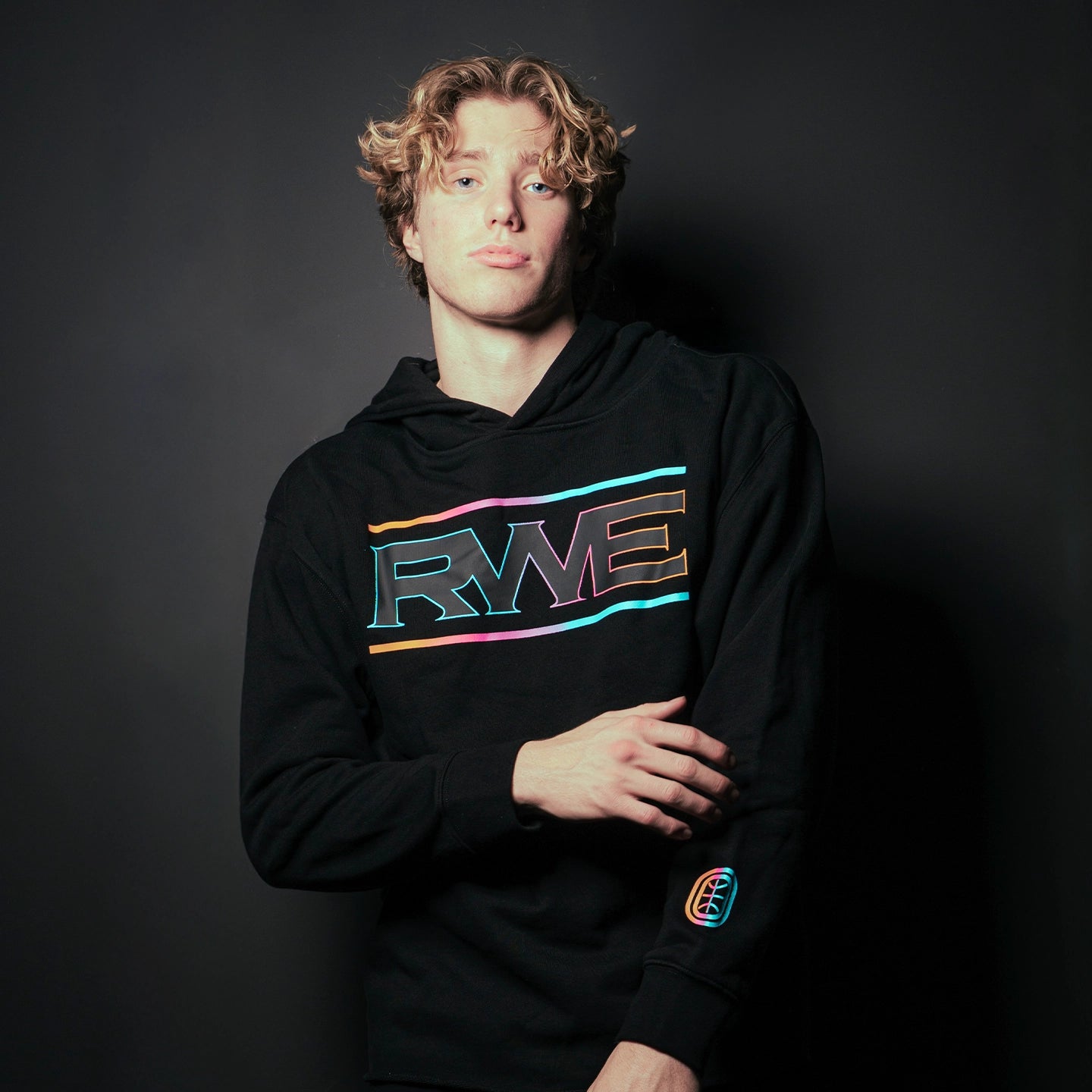RWE Raw Edge Dye Hoodie